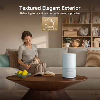 Dreame Air Purifier with Compact Design - Blue, Energy Star Certified for Large Rooms