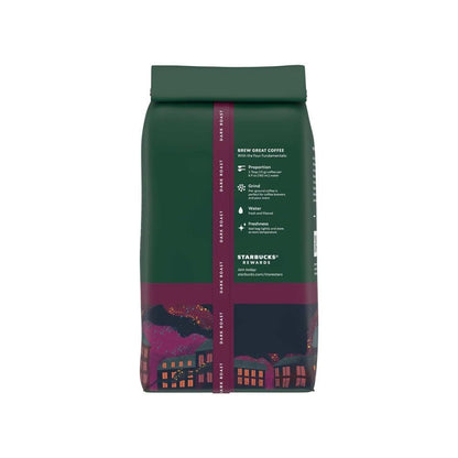 Starbucks Ground Coffee, Dark Roast Hot or Iced Coffee, French Roast, 28 oz (Pack of 2)