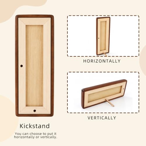 Set of 2 Wooden Photo Booth Frames for Photo Strips - Wedding & Party Decor