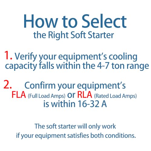 4-7 Ton AC Soft Start Kit - Upgraded Model for Home & Commercial HVAC