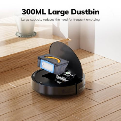 ILIFE V2 Robot Vacuum Cleaner Black - Tangle-Free Suction, Pet Hair