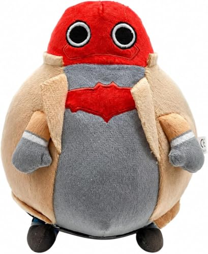 Chubby Plush Hero Pillow - Soft Squeezable Stress Relief Toy for Kids & Fans