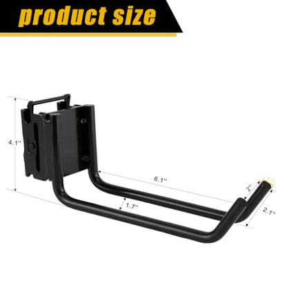 6.1in E-Track Double Fitting J-Hooks Set - Heavy Duty Cargo & Tool Hangers
