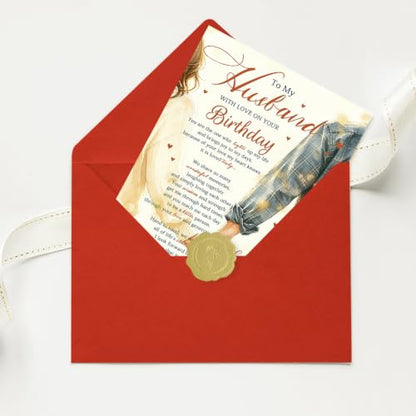 Romantic Birthday Card for Husband from Wife ZC-084 - Love & Appreciation
