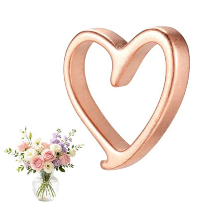 Copper Heart Flower Preservative for Vase - Rose Gold Floral Food