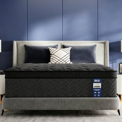 Luxury Hybrid Twin Mattress 12 Inch in a Box with Gel Foam & Support