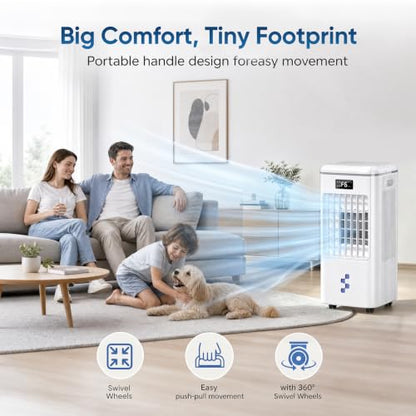 Windowless Portable Evaporative Air Cooler FK2508Y with Remote & 16Ft Control