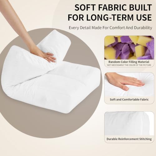31x18x6 Inch Couch Back Cushion Replacement 2 Pack - Thick Support