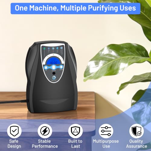 VTAR Ozone Machine Black - 500mg/h Air Water Fruit Purifier & Freshener
