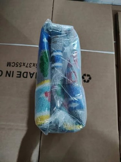 Capslpad Kids Rug 6'6" x 5'0" Educational Learning Kid Play Area Rug Large Traffic Road Cars Rug Play Mat for Kids Toy Nursery Car Carpet for Playroom Living Room Classroom Decor, Blue