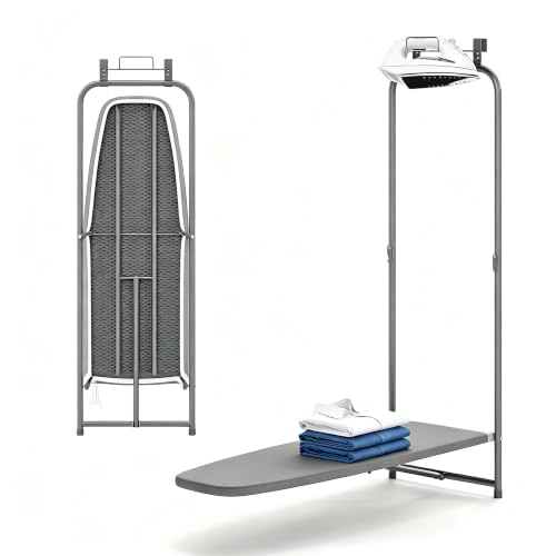 Over-the-Door Ironing Board with Iron Holder - Space Saver, 42 Inch