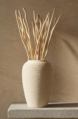 Natural Dried Willow Branches for Vases - 20 Stems, Rustic Home Decor