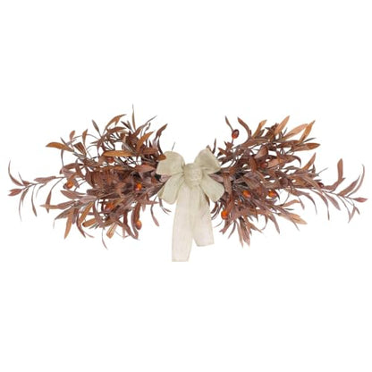 Artificial Olive Leaf Swag for Front Door Decor Fall Wreath 76cm