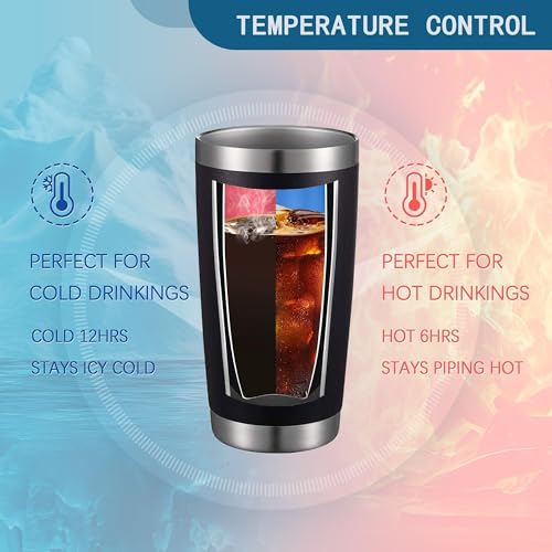 20oz Funny Gaming Slogan Stainless Steel Tumbler with Lid - Paused My Game - Black
