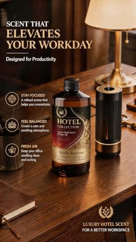 Hotel Diffuser Oil - Bergamot Rose Sandalwood - 200 mL - Luxury Hotel Inspired Scent