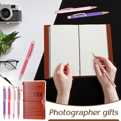 Pink Photography Gift Set for Male Photographers - Camera Lover Christmas Gift