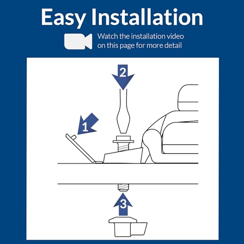 BEMIS 1240200 Eljer Emblem Plastic Toilet Seat, Made Specifically for Eljer Emblem Toilets, Round, White