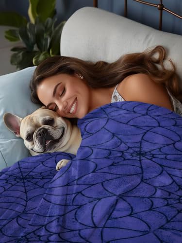 Navy Blue Full Flat Bed Sheet - Microfiber Hotel Quality Bedding with Spiders Net Pattern - Midnight Blue, Indigo, Navy, Cobalt