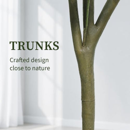 5ft Artificial Olive Tree Indoor with Planter and Decorative Moss
