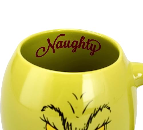 Dr. Seuss Grinch Naughty or Nice Ceramic Mug & Crew Sock Gift Set