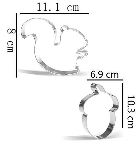 thanksgiving cookie cutter set - 7 piece stainless steel bakeware