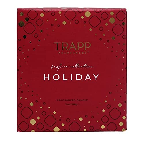 Holiday Cinnamon Gingerbread Bourbon Vanilla Candle - 7 oz Signature Fragrance