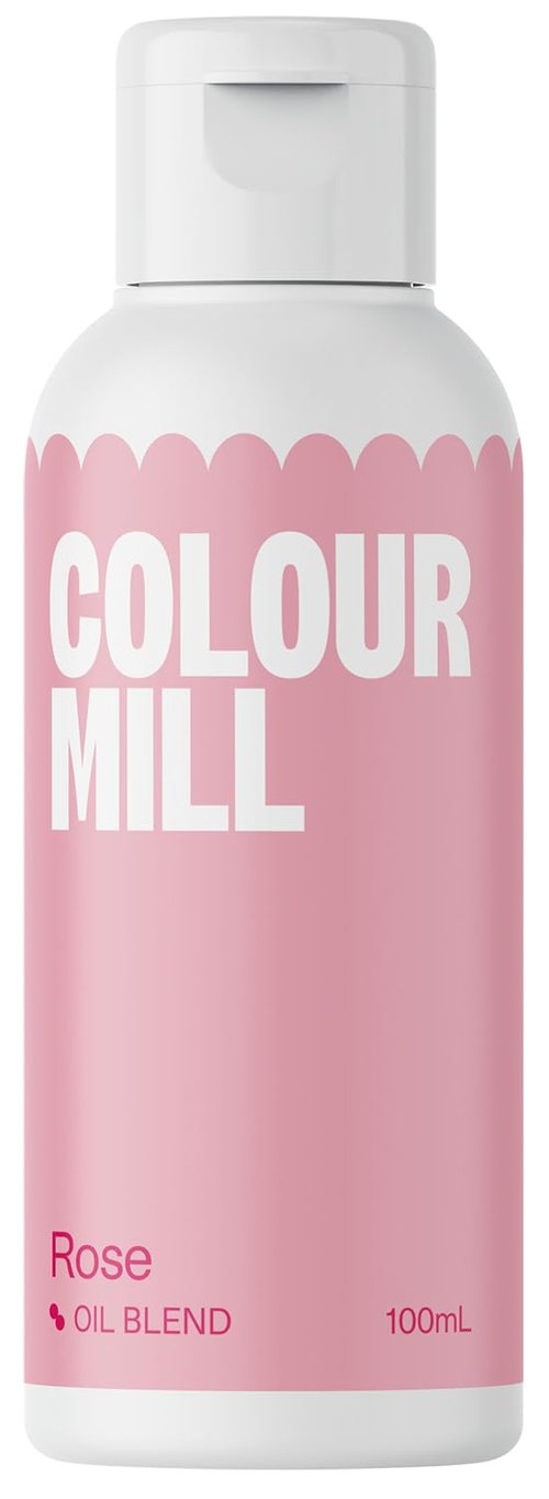 Colour Mill Oil-Based Food Coloring - Rose, 100 Milliliters | Vibrant and Versatile