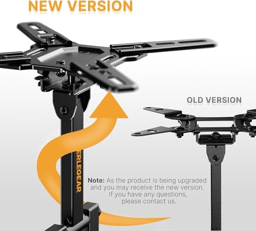 Perlegear Full Motion TV Wall Mount Bracket for Most 13-43 Inch LED LCD Flat Curved Screen TVs & Monitors, Swivel Tilt Extension with Articulating Arms, Max VESA 200x200mm up to 44lbs