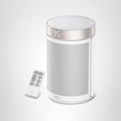 DREO Space Heater, Portable Electric Heaters for Indoor Use with Thermostat and Remote, 2024 Upgraded, Digital Display, 12H Timer, 5 Mode, 1500W PTC Ceramic Fast Safety Heat for Office Bedroom Home