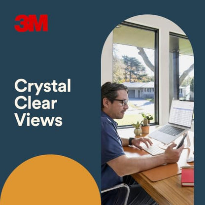 3M Sun Control Window Film Solar Clear 3' x 5' - Heat & UV Rejection