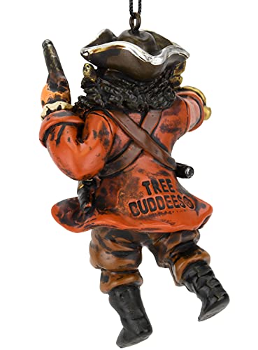 Pirate Halloween Christmas Ornament Blackbeard Pirate Decor Resin 3.5 Inch