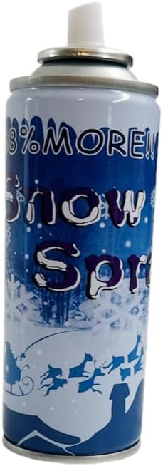 Skiennix Winter Textured Snow Spray - 8oz Aerosol Bottles | 4-Pack for Holiday Crafts & Decor