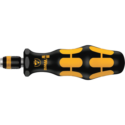 WERA 816 R ESD Bitholding Screwdriver - Non-Magnetic, 1/4" x 119 mm | Precision Tool for Electronics
