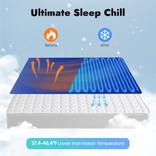 Water Bed Cooler Mattress Pad - Full Body Cooling System for Hot Sleepers