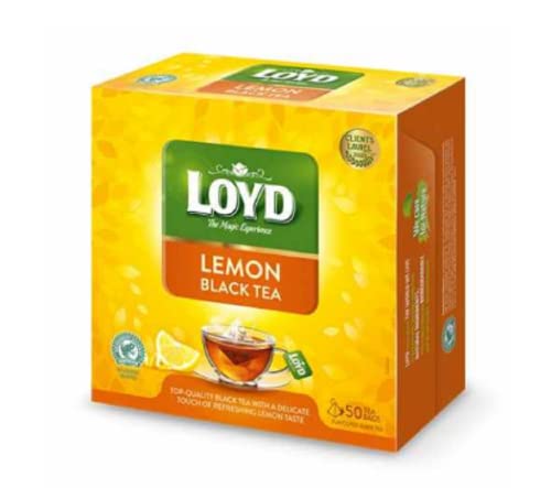 Loyd the Magic Experience Flavored Black Tea LEMON 50 teabags