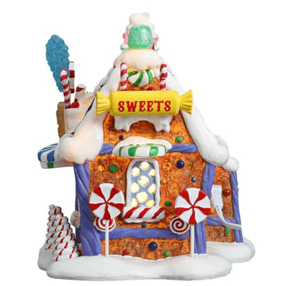 Battery Operated Candy Shop Decor Light for Holiday Village Displays