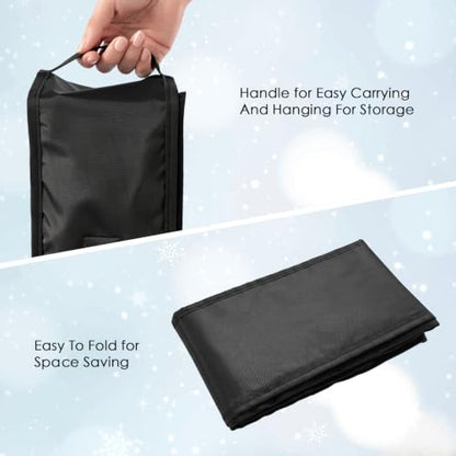 Long Gift Wrap Storage Bag 31 Inch - Wrapping Paper Organizer with Handles