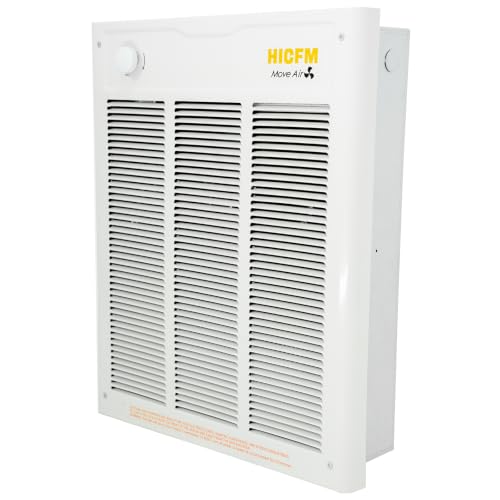 Electric Wall Heater with Thermostat - Fast & Efficient Space Heating