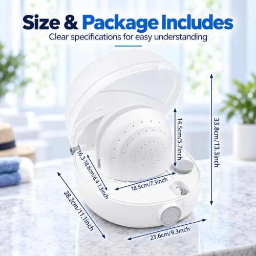 Automatic Hat Cleaner with Steam and Drying - Multi-Mode Steam Cleaning Machine