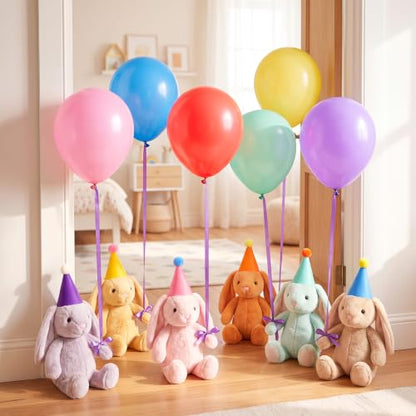Mini Party Hats and Balloons Set for Stuffed Animals - Multicolor