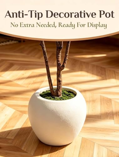 7 ft Artificial Olive Tree with Large Pot Indoor Decor - Realistic Faux Plant
