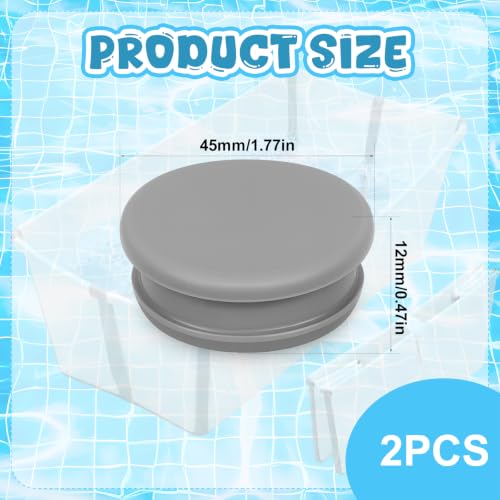 Gray Replacement Stopper Plug for Stokke Flexi Bathtub - Leak-Proof Silicone Seal