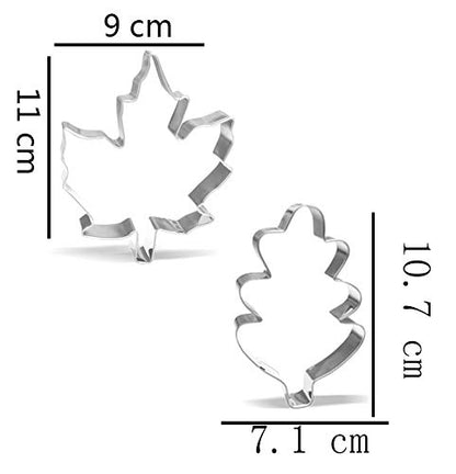 thanksgiving cookie cutter set - 7 piece stainless steel bakeware