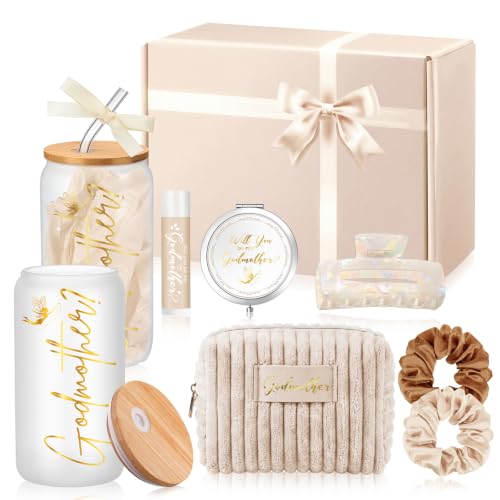Godmother Proposal Gift Set Cream - Includes Gift Box, Keepsakes & Accessories
