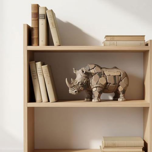 Animal Figurine Rhino Sculpture Modern Home Decor 10.2 Inch - Variation of THIS listing