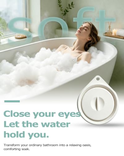 Adjustable Silicone Magnetic Bathtub Overflow Drain Cover for Deep Soaks