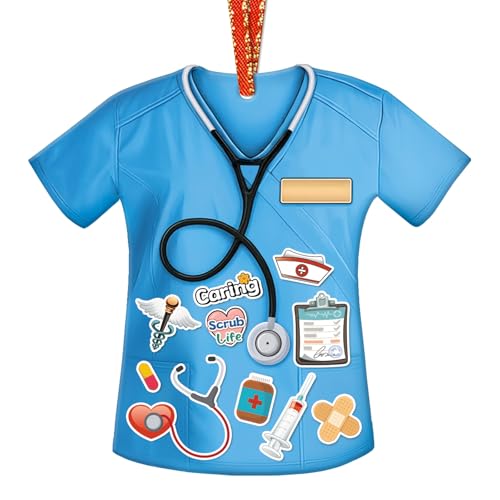 Thank You Nurse Christmas Ornament - Nurse1 Holiday Tree Decoration for Healthcare Heroes