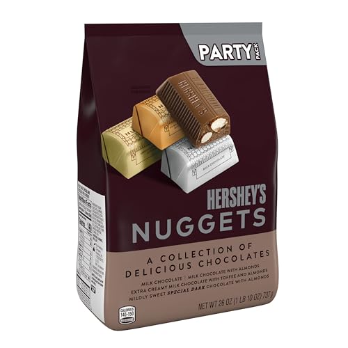 HERSHEY'S NUGGETS Assorted Chocolate Candy Variety Pack 26 oz - Variety of Flavors