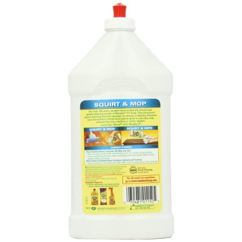 Murphy's Oil Soap Squirt and Mop Wood Floor Cleaner - 32 Fluid Ounce (Packaging May Vary)