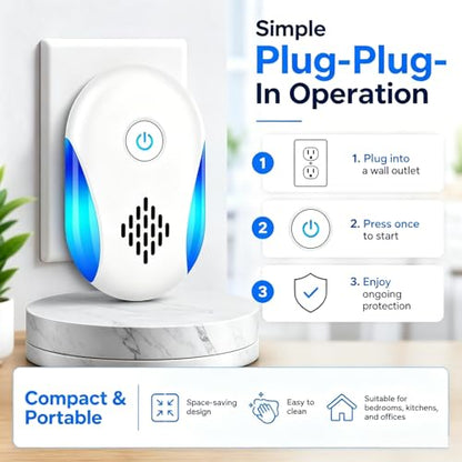 Vermix Pulse Pro Triple-Mode Indoor Air Purifier 2 Pieces - Upgraded Model
